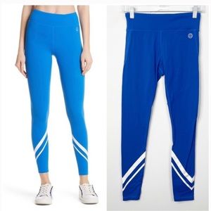 Tory Sport cobalt blue chevron leggings